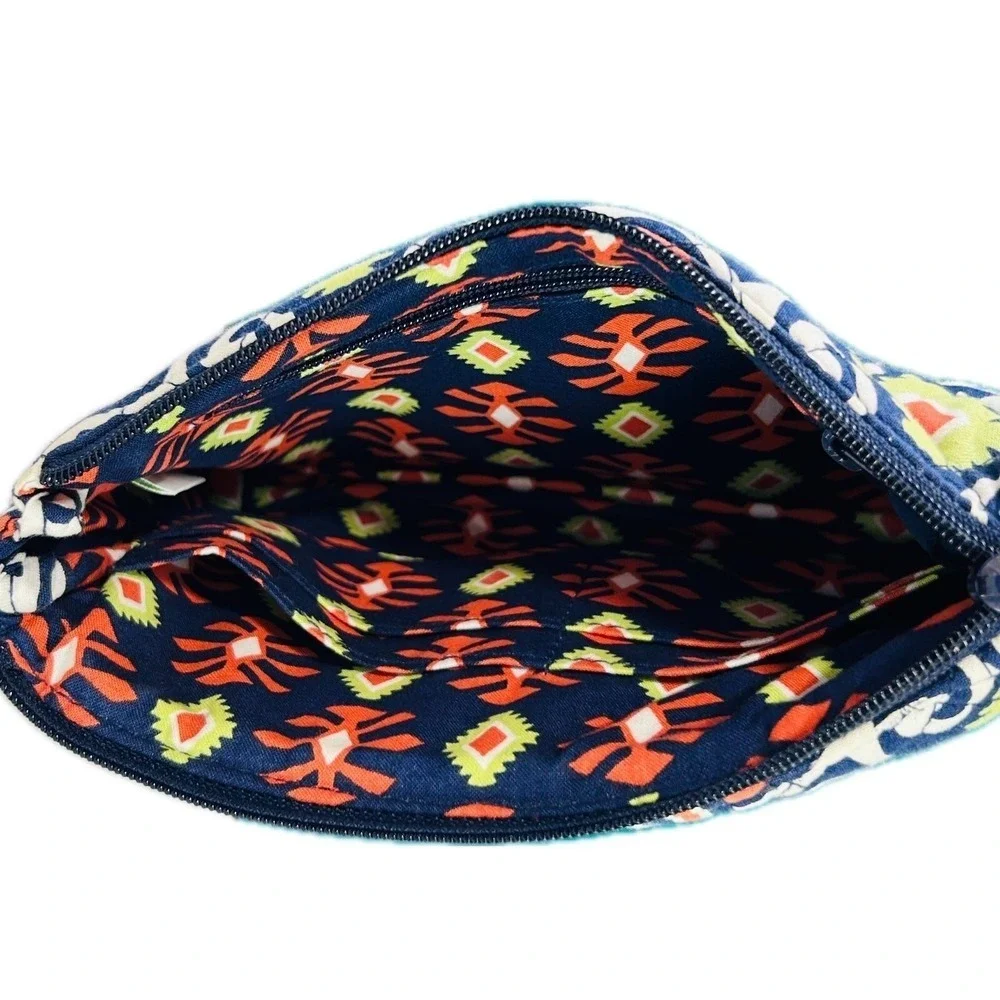 Vera Bradley‎ Sun Valley PUSHLOCK WRISTLET Wallet Womens Zip Top Retired